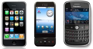 smartphones - Apple Phone, Mobile T, Blackberry